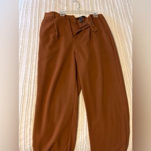 Size M Women’s Burnt Orange Trousers Forever 21
